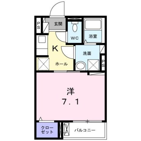 Ｐｕｒｅｔｅ大岡山（ピュリテの間取り