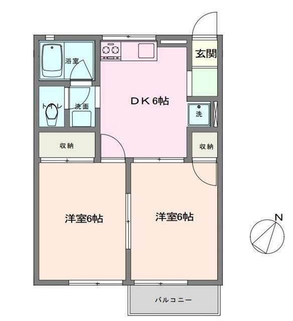 ロイヤルハイツⅠの間取り