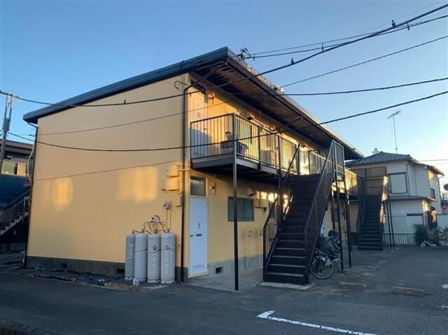 相模原市中央区上溝３丁目のアパートの外観