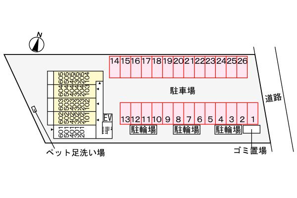 ラピスラズリの区画図