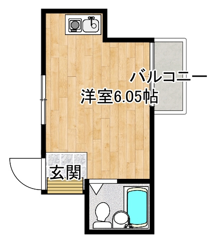 豊中市箕輪１丁目の賃貸マンションの間取り