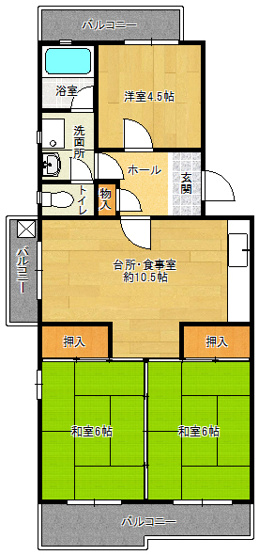 【間取り】 | すずかけ台ハイツ | すずかけ台ハイツ(Good Home)