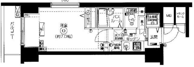 フェニックス品川小山の間取り