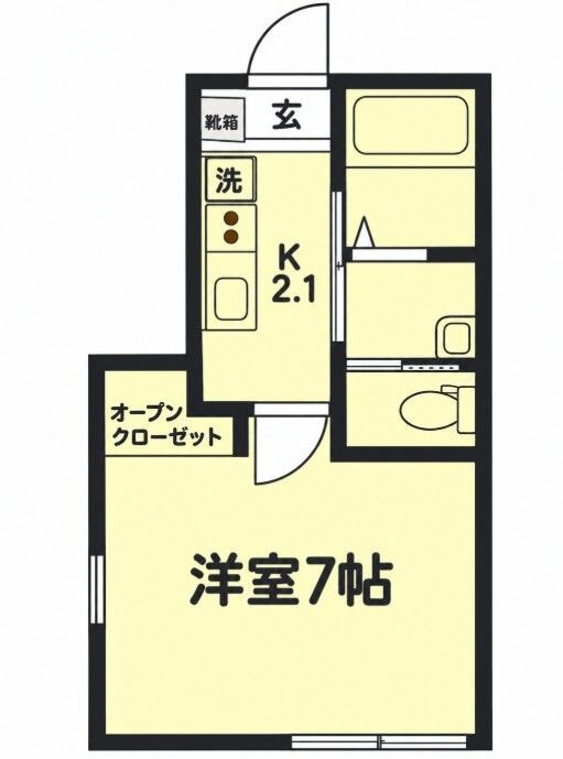 プラージュ王子神谷の間取り