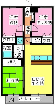 【間取り】 | ヴェルドミール神松寺