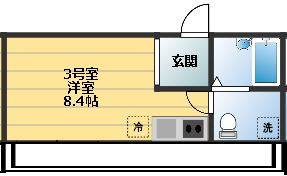 ベイルーム横浜鶴見Ⅰの間取り