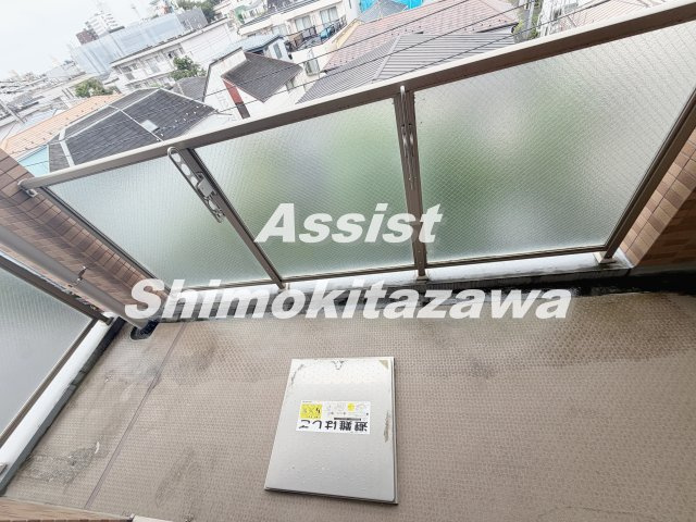 シティーコート赤堤のバルコニー