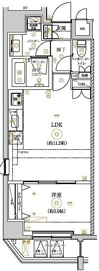RELUXIA上野の間取り|間取りです。
