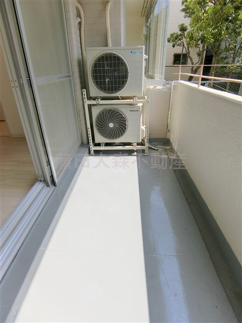 モンドール池上のバルコニー