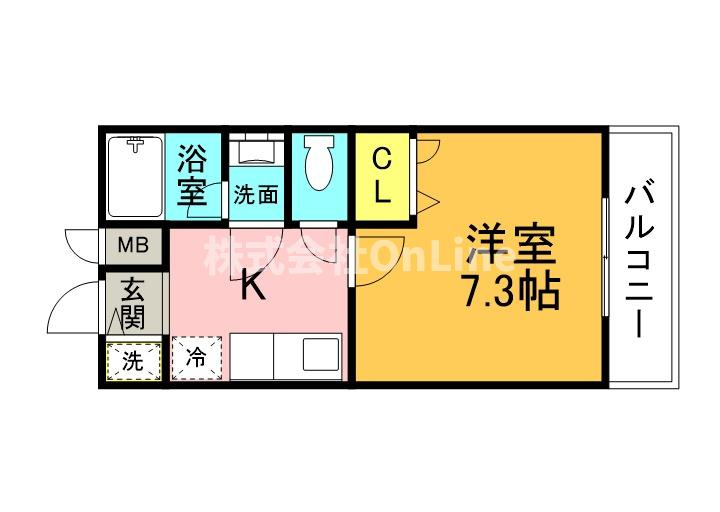 フジパレス深江の間取り