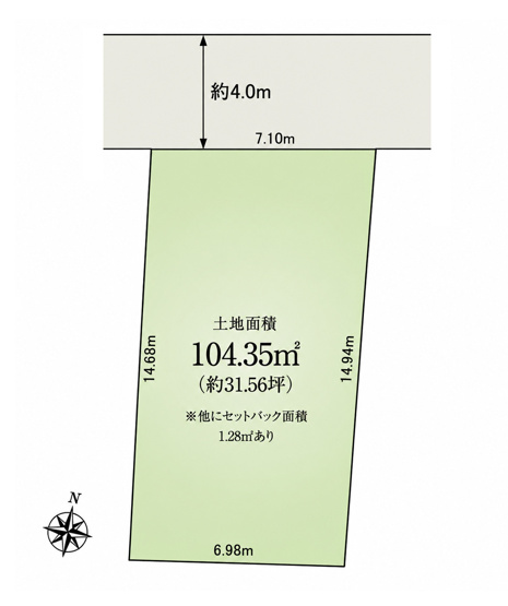【区画図】 | 南青山＿建築条件付宅地