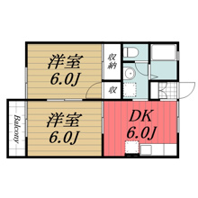【間取り】 | リヴェールキャッスル　D