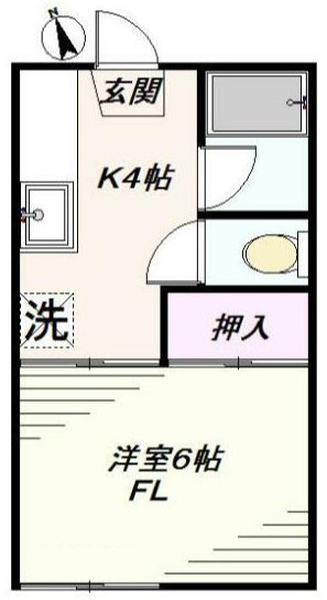 アビタシオンオダシロの間取り