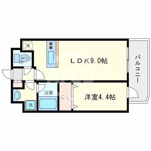 スプランディッド難波の間取り|スプランディッド難波　間取