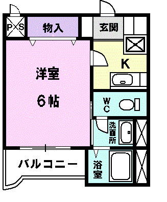 ハピネス八筋の間取り
