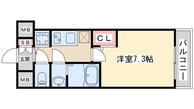 【間取り】 | エスレジデンス新大阪駅前