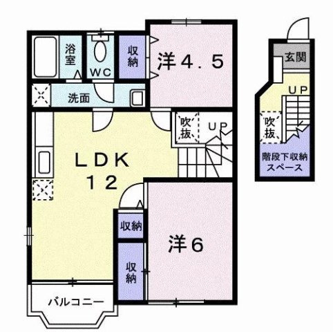 シャンソレイユの間取り