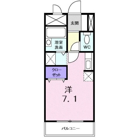 Ｐａｒｋ　Ｍａｉｓｏｎ　北の台の間取り