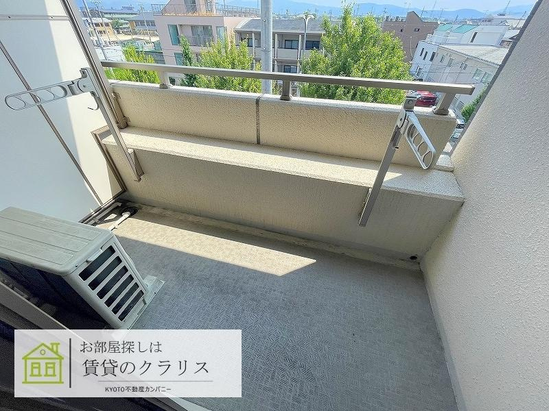 レヴェンテ桂のバルコニー