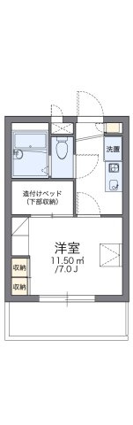 レオパレスＭＡＲＵＫＩＴＡⅢの間取り