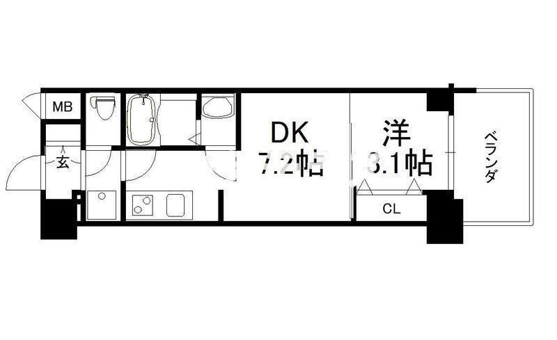 アドバンス神戸レイソレの間取り