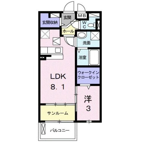 ソル　レヴェンテの間取り