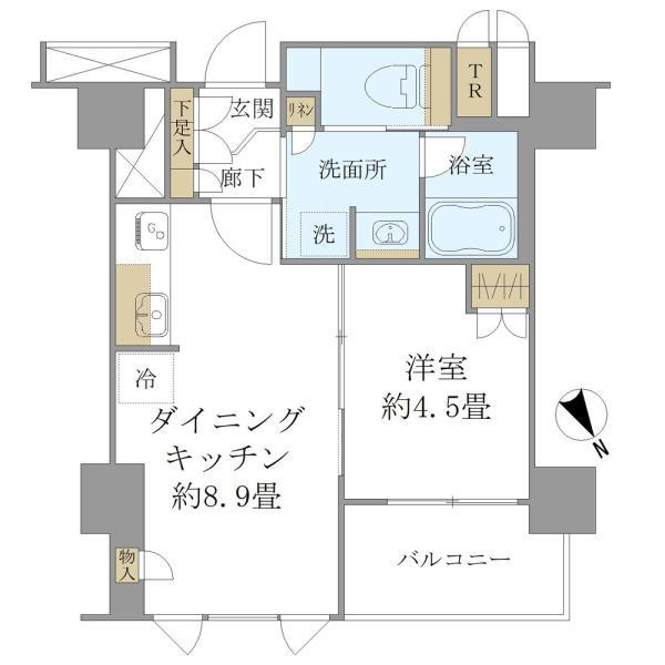 Ｂｒｉｌｌｉａ淀屋橋の間取り