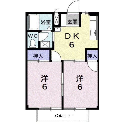 ファミール桂の間取り
