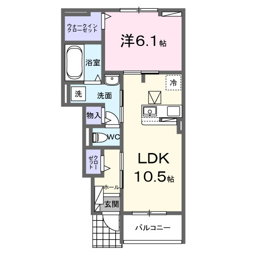 レニーレⅠの間取り