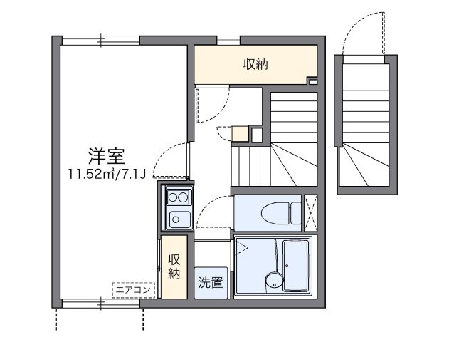 レオネクスト名東本通　Ｗｅｓｔの間取り
