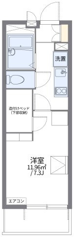 レオパレスフォーシーズンの間取り
