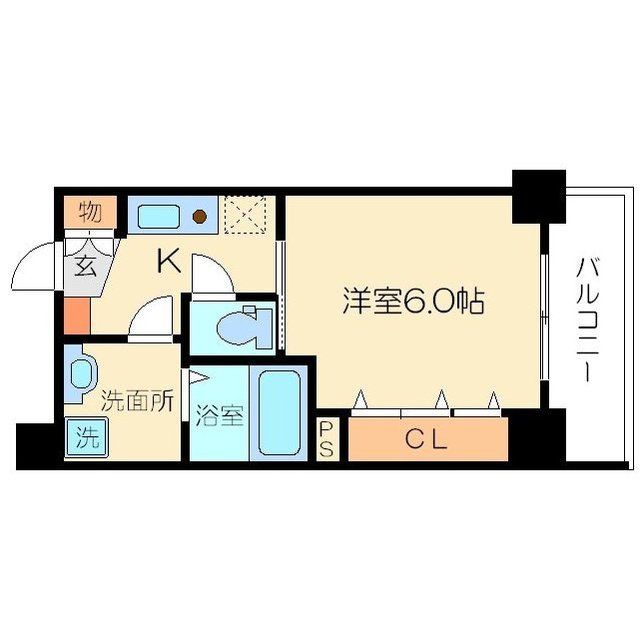 ウインズコート西中島の間取り