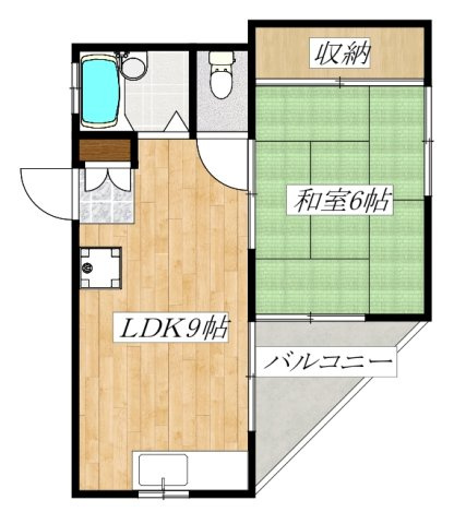 北村アパートの間取り