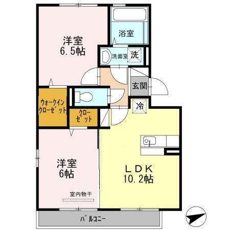 さくらそう世安一号館の間取り