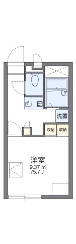 レオパレス安東の間取り