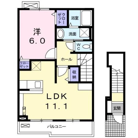 クレメントＳの間取り