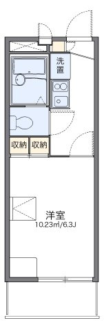 レオパレスドミールの間取り