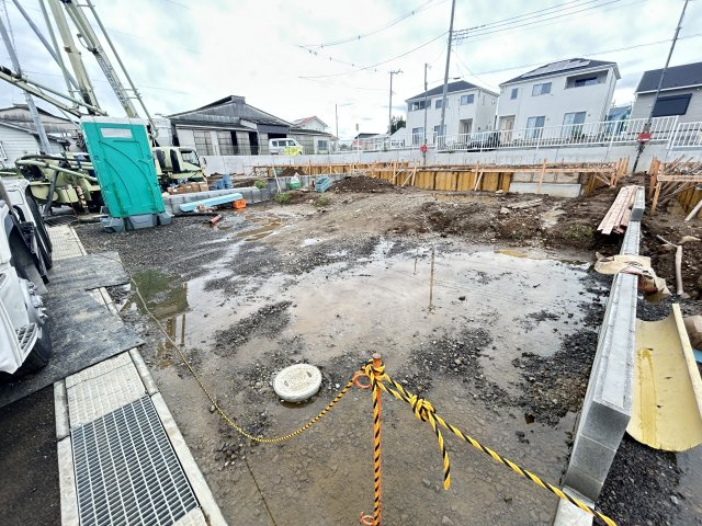 新築　高崎市箕郷町上芝第９　クレイドルガーデン　2号棟の外観|現地写真　2026年10月完成予定！類似物件のご内覧等、お気軽にお問合せください♪　							
　							
