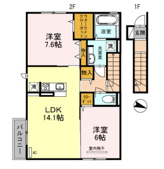 フローラの間取り|☆神戸市垂水区　フローラ☆