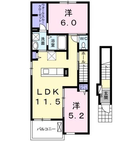 ルミナールの間取り