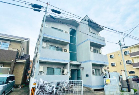 熊本市東区渡鹿８丁目のアパートの外観|おしゃれな外観です