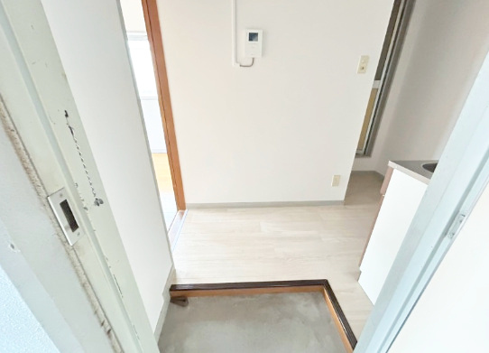 熊本市東区渡鹿８丁目のアパートの玄関|玄関です