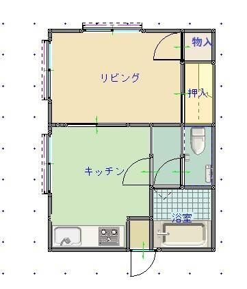 十日市場守屋ハイツの間取り