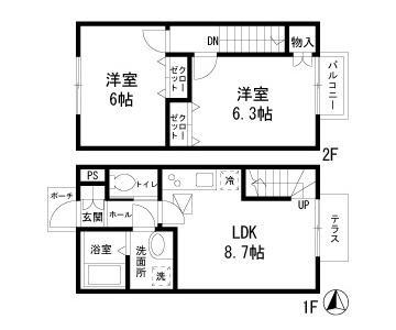 メゾンＢの間取り
