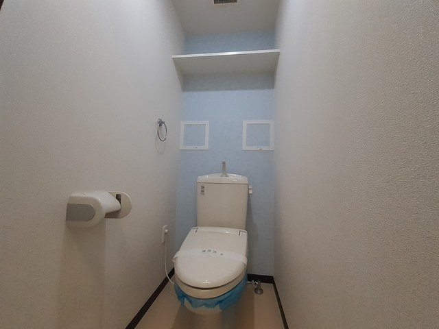 スカイシャトレ空港南のトイレ|清潔感のあるトイレです。