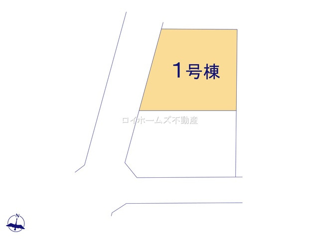 【区画図】 | 日進市梅森町新田135-480『仲介料無料』新築戸建て | 1号棟