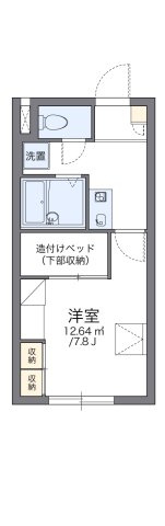 レオパレス越前谷の間取り