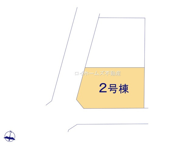 【区画図】 | 日進市梅森町新田135-480『仲介料無料』新築戸建て | 2号棟