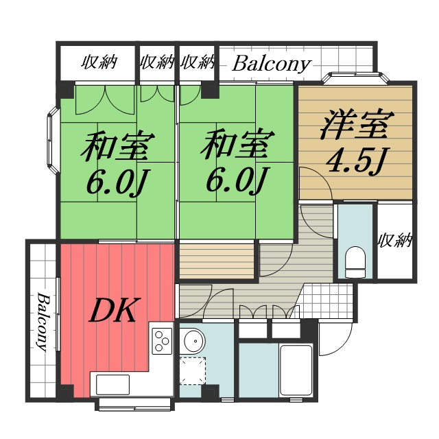 MUTSUMI TERRACEの間取り