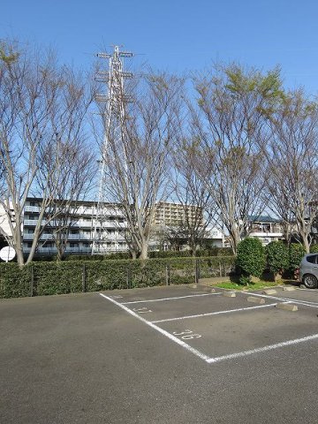 シャンヴェール柏の駐車場
